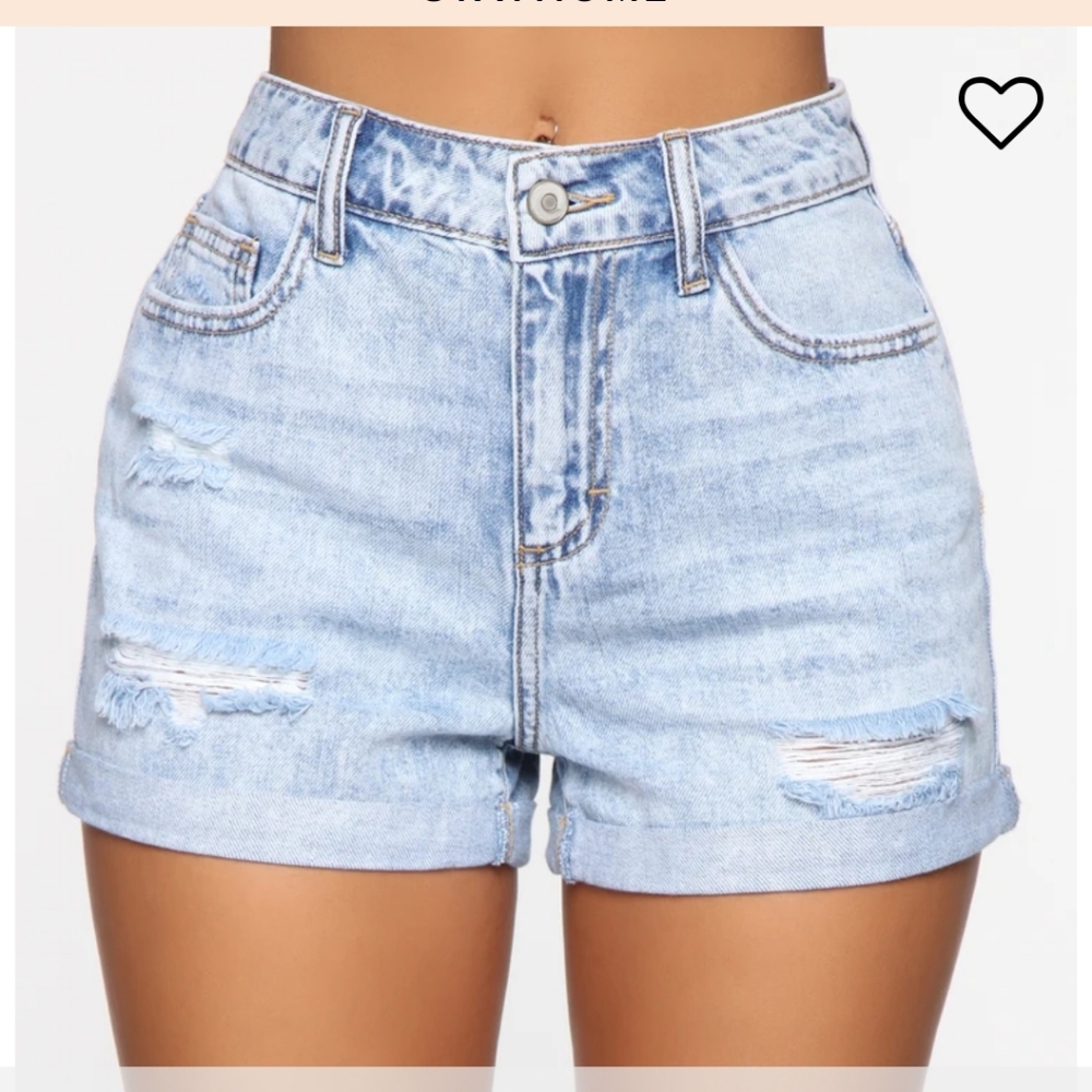 FASHION NOVA jean shorts